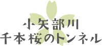 小矢部川千本桜のトンネル