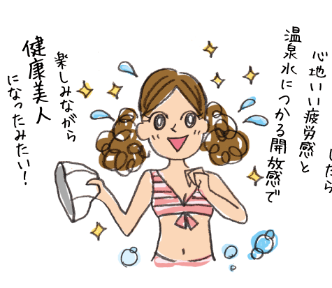 ひとめぐりしたら心地いい疲労感と温泉水につかる開放感で楽しかった！