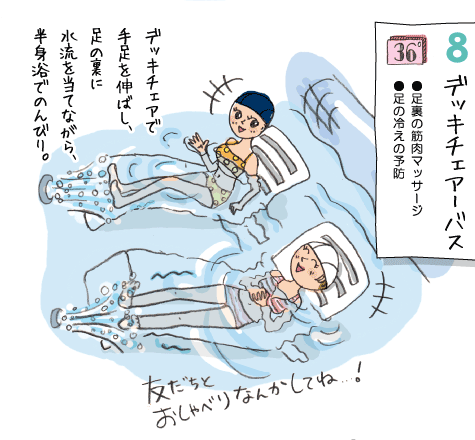 8デッキチェアーバス