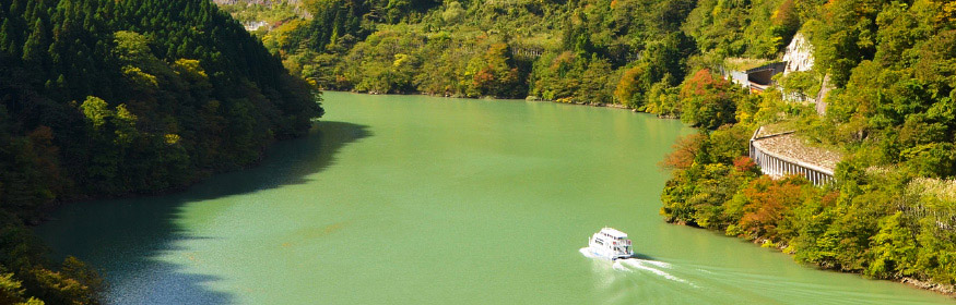 庄川峡ショートクルーズ